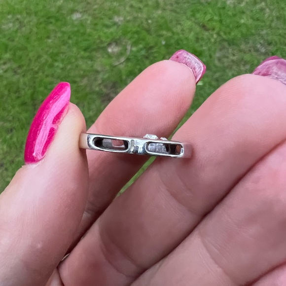 Sterling Silver DISNEY Rhinestone Mickey Cubic Zirconia Heart Necklace Pendant - Picture 8 of 17